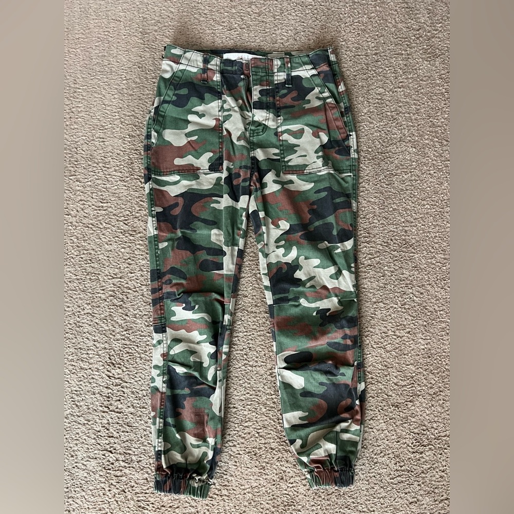 Camo print joggers